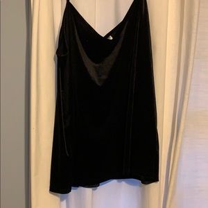 Velvet tank top
